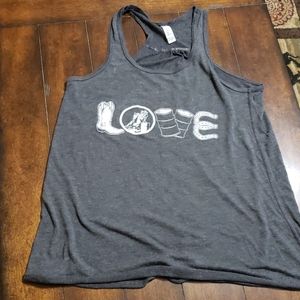 Barrel racing tank top